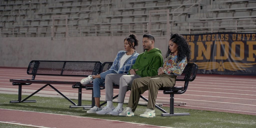 Nike Men's Sneakers of Actor Michael Evans Behling as Jordan Baker in All American S04E18 “Come Back For You” (2022) (Image 1)