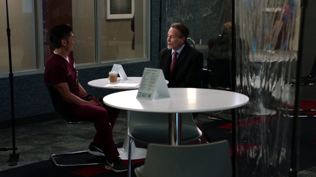 Nike Men's Sneakers of Brian Tee as Ethan Choi in Chicago Med S06E08 “Fathers and Mothers, Daughters and Sons” (2021) (Image 1)