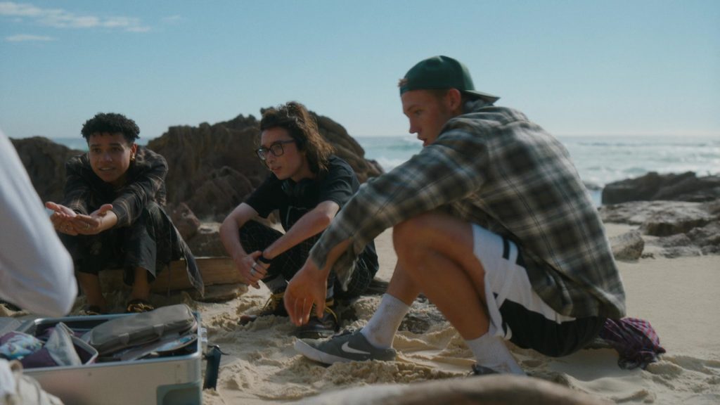 Nike Men's Sneakers of Charles Alexander as Kirin O'Conner in The Wilds S02E02 “Day 34-12” (2022) (Image 1)