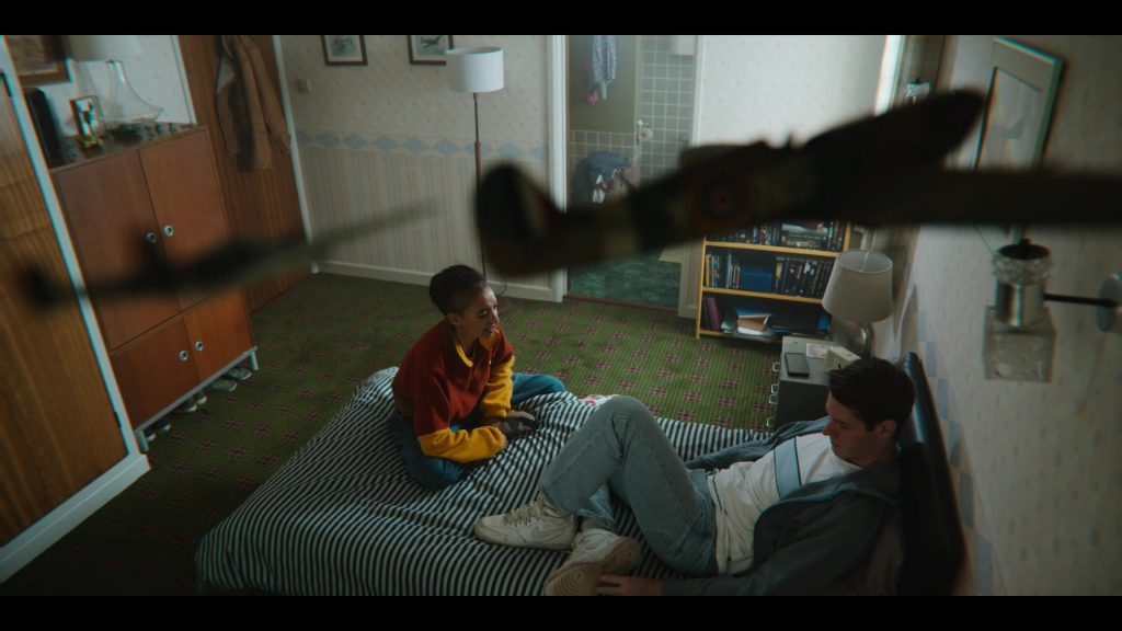 Nike Men's Sneakers of Connor Swindells as Adam Groff in Sex Education S03E01 (2021) (Image 3)