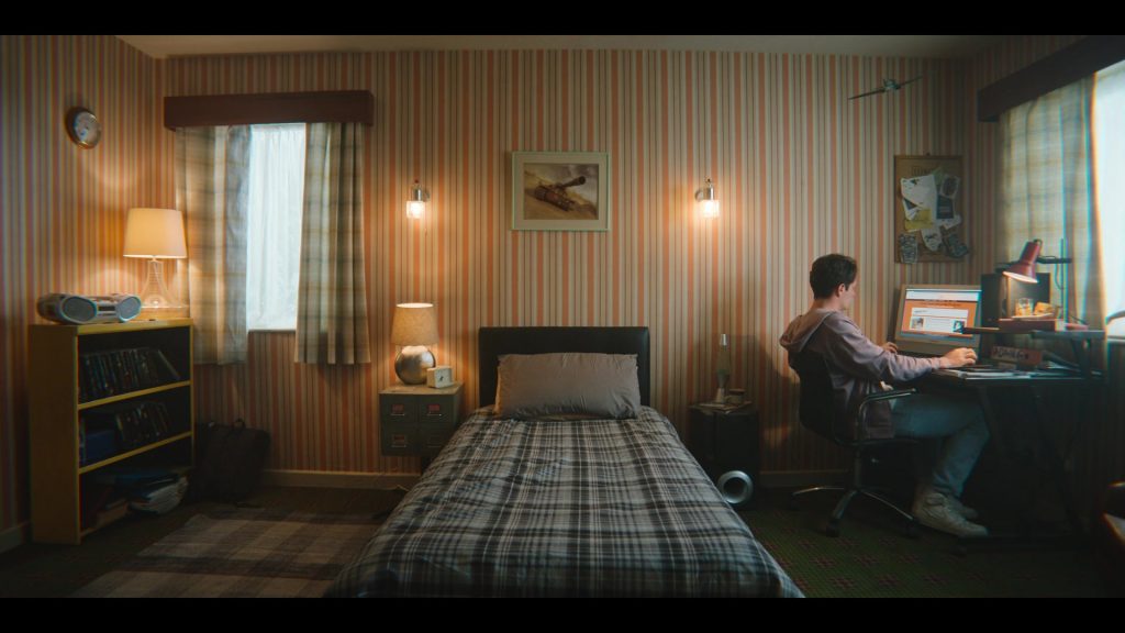 Nike Men's Sneakers of Connor Swindells as Adam Groff in Sex Education S04E01 (2023) (Image 3)
