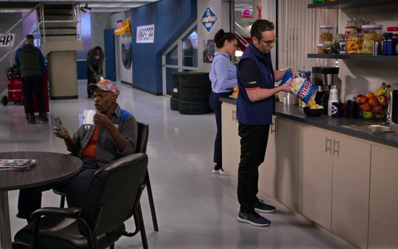 Nike Men's Sneakers of Dan Ahdoot as Amir and Ruffles Chips in The Crew S01E05 “Your Face Is A Baby” (2021) (Image 1)