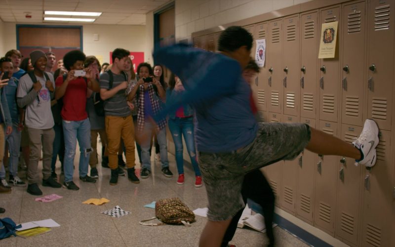 Nike Men's Sneakers of Khalil Everage as Chris in Cobra Kai S02E10 “No Mercy” (2019) (Image 1)