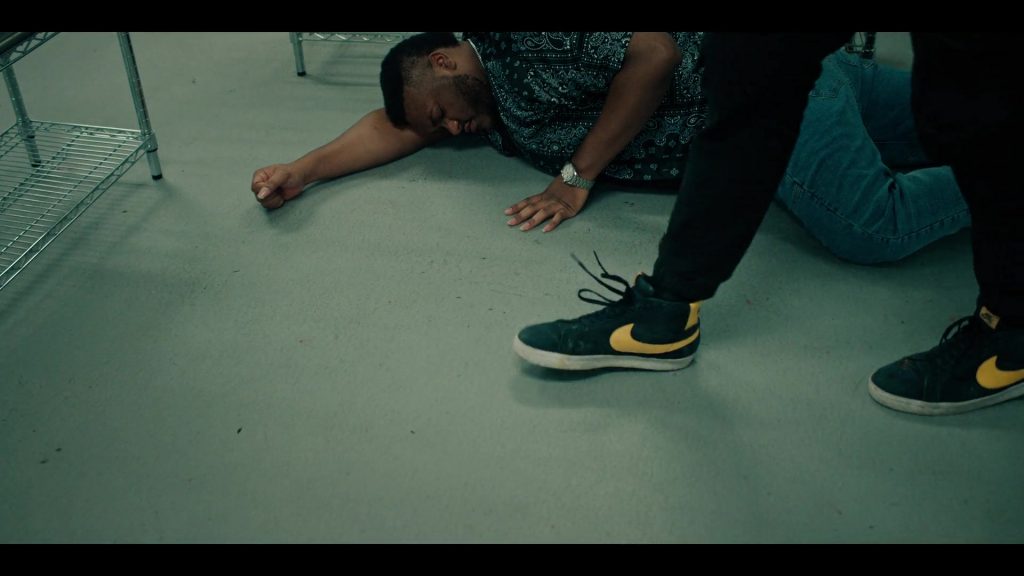 Nike Men's Sneakers of Terrence Terrell as Trunk in Obliterated S01E08 “Last Call” (2023) (Image 1)