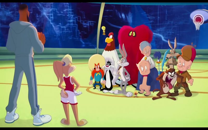 Nike Painted HiTop Shoes of LeBron James (Animated) in Space Jam 2 - A New Legacy (2021) (Image 1)