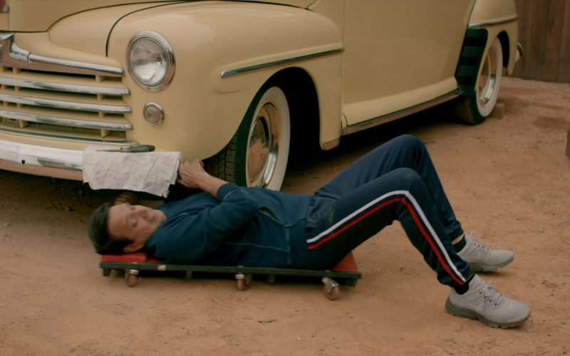 Nike Presto Fly Wolf Grey Running Shoes of Ralph Macchio as Daniel LaRusso in Cobra Kai S02E04 “The Moment of Truth” (2019) (Image 1)