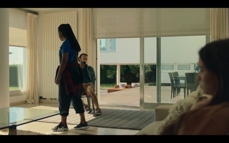 Nike React Element 55 Sneakers Worn by Yasmin Monet Prince as Clara in Hanna S02E08 “The List” (2020) (Image 1)