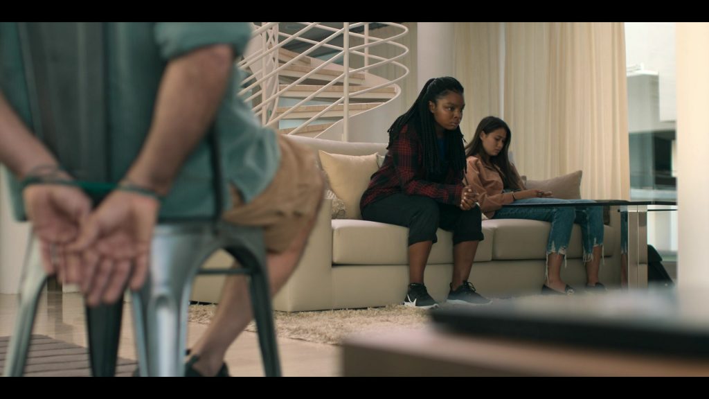 Nike React Element 55 Sneakers Worn by Yasmin Monet Prince as Clara in Hanna S02E08 “The List” (2020) (Image 2)