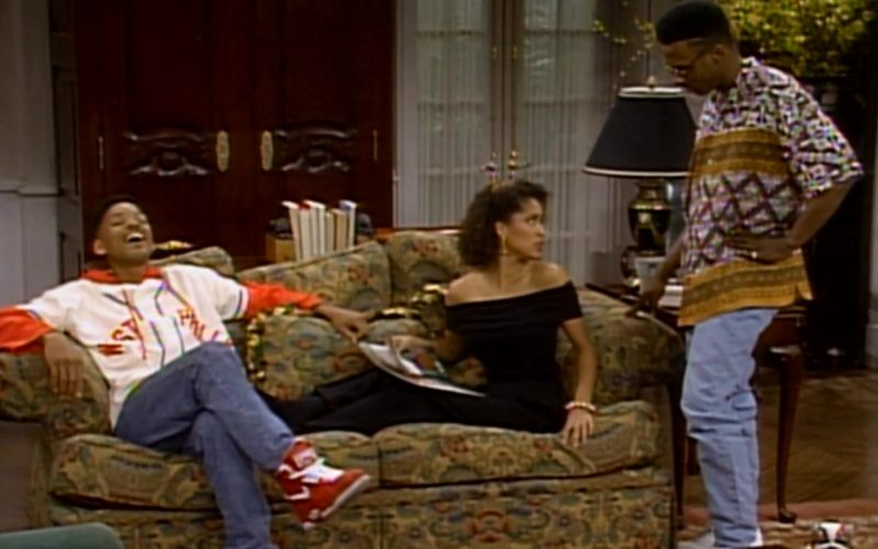 Nike Red Basketball Shoes of Will Smith in The Fresh Prince of Bel-Air S01E25 “Working It Out” (1991) (Image 1)