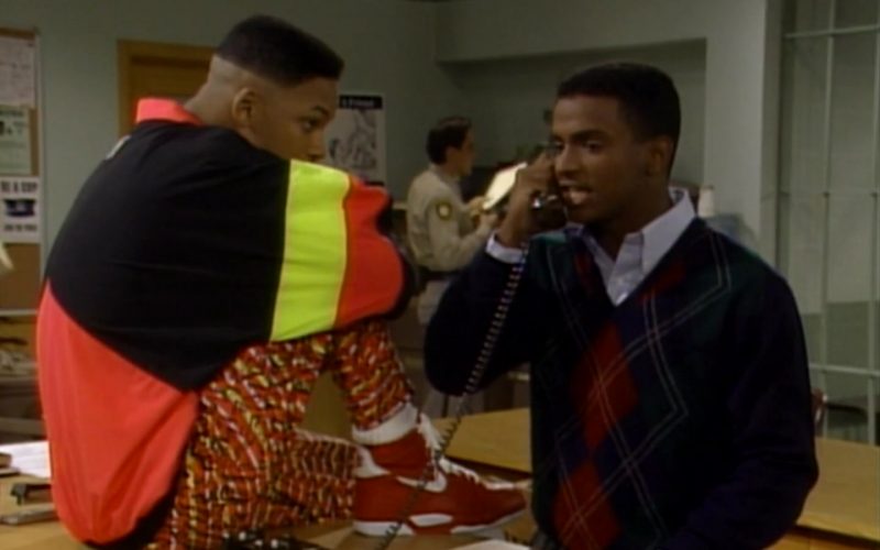 Nike Red High Top Sneakers Worn by Will Smith in The Fresh Prince of Bel-Air S01E06 “Mistaken Identity” (1990) (Image 1)