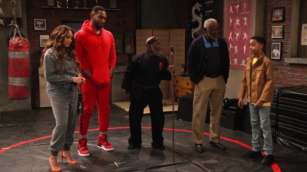 Nike Red Sneakers Worn by Anthony Alabi as Moz McKellan in Family Reunion Season 1 Episode 16 “Remember When Shaka Got Beat Up” (2020) (Image 1)