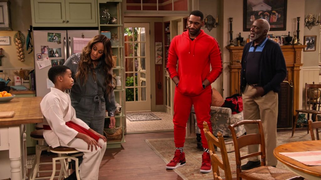 Nike Red Sneakers Worn by Anthony Alabi as Moz McKellan in Family Reunion Season 1 Episode 16 “Remember When Shaka Got Beat Up” (2020) (Image 3)