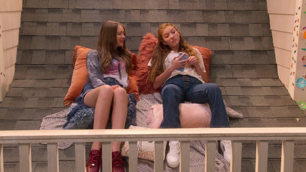 Nike Red Sneakers of Reylynn Caster in The Big Show Show S01E07 “The Big Surprise” (2020) (Image 2)