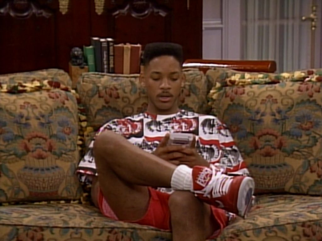 Nike Red Sneakers of Will Smith in The Fresh Prince of Bel-Air S01E11 “Courting Disaster” (1990) (Image 2)