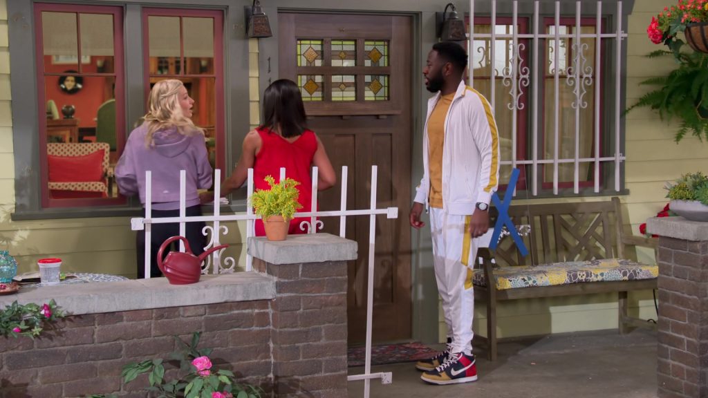 Nike SB Zoom Dunk High Top Sneakers Worn by Sheaun McKinney as Malcolm Butler in The Neighborhood S03E05 “Welcome to the Road Trip” (2020) (Image 1)
