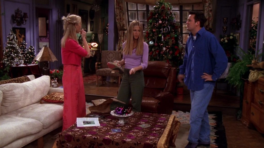 Nike Shoe Held by Jennifer Aniston (Rachel Green) in Friends Season 6 Episode 10 “The One With the Routine” (1999) (Image 6)