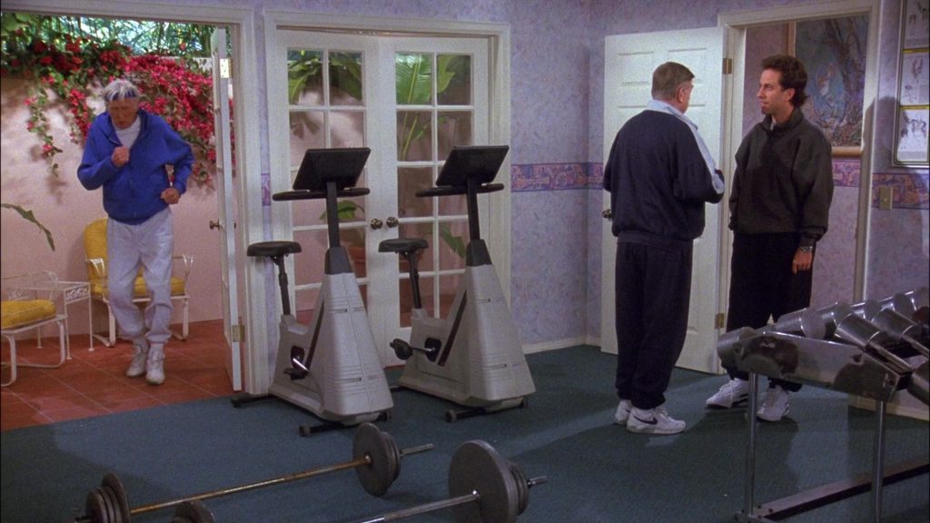 Nike Shoes For Men Worn by Barney Martin as Morty in Seinfeld Season 8 Episode 17 “The English Patient” (1997) (Image 1)