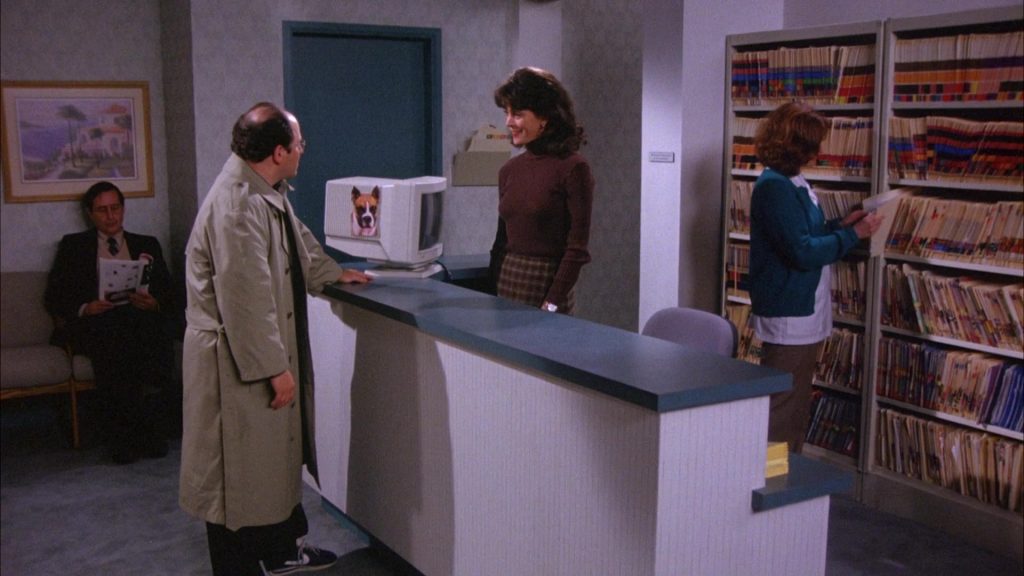 Nike Shoes For Men Worn by Jason Alexander as George Costanza in Seinfeld Season 6 Episode 17 “The Kiss Hello” (1995) (Image 1)
