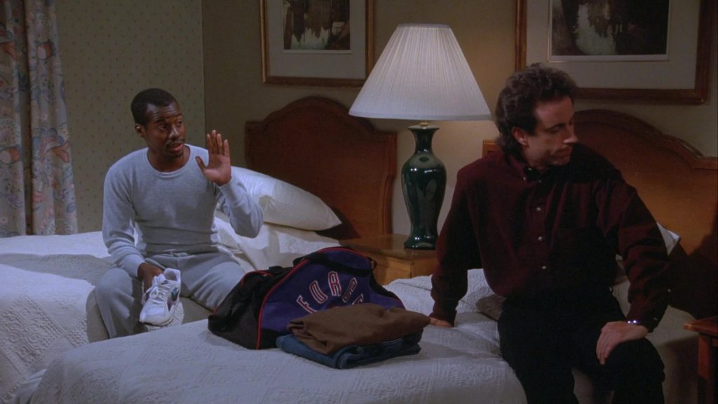 Nike Shoes For Men in Seinfeld Season 7 Episode 5 “The Hot Tub” (1995) (Image 1)