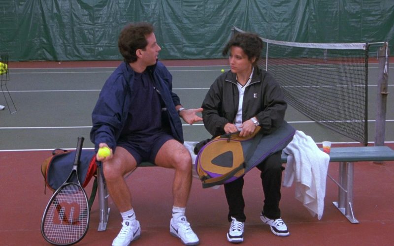 Nike Shoes For Tennis, Socks and Wilson Racket in Seinfeld Season 8 Episode 13 “The Comeback” (1997) (Image 1)