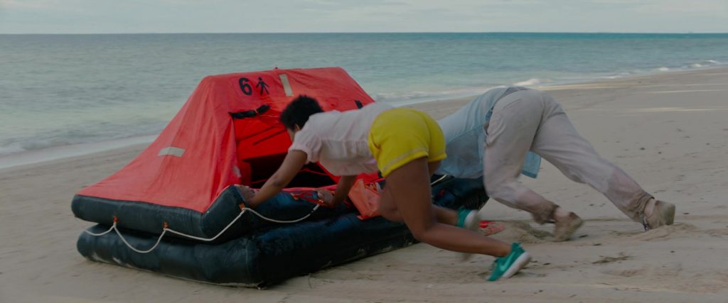 Nike Shoes (Green) Worn by Kiersey Clemons as Jenn in Sweetheart (2019) (Image 7)
