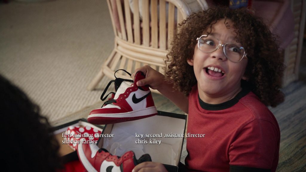 Nike Shoes Held by Ethan William Childress as Johan Johnson in Mixed-ish Season 1 Episode 10 “Do They Know It's Christmas” (2019) (Image 2)