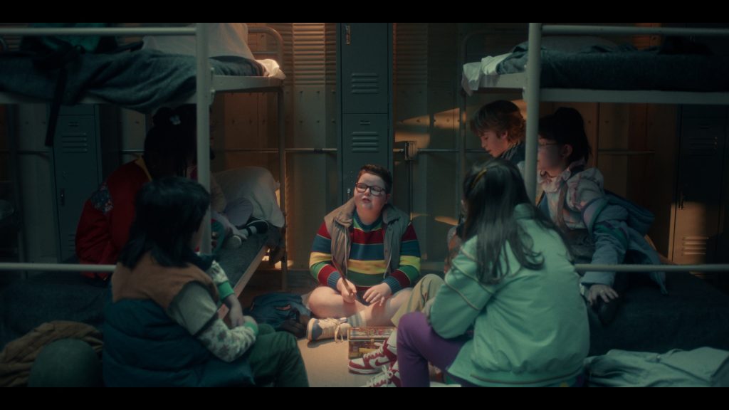 Nike Shoes, JanSport Backpack in Stranger Things S05E04 “Chapter Four – Sorcerer” (2025) (Image 2)