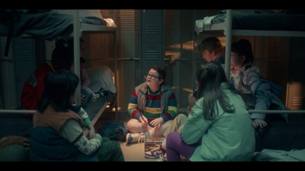 Nike Shoes, JanSport Backpack in Stranger Things S05E04 “Chapter Four – Sorcerer” (2025) (Image 3)