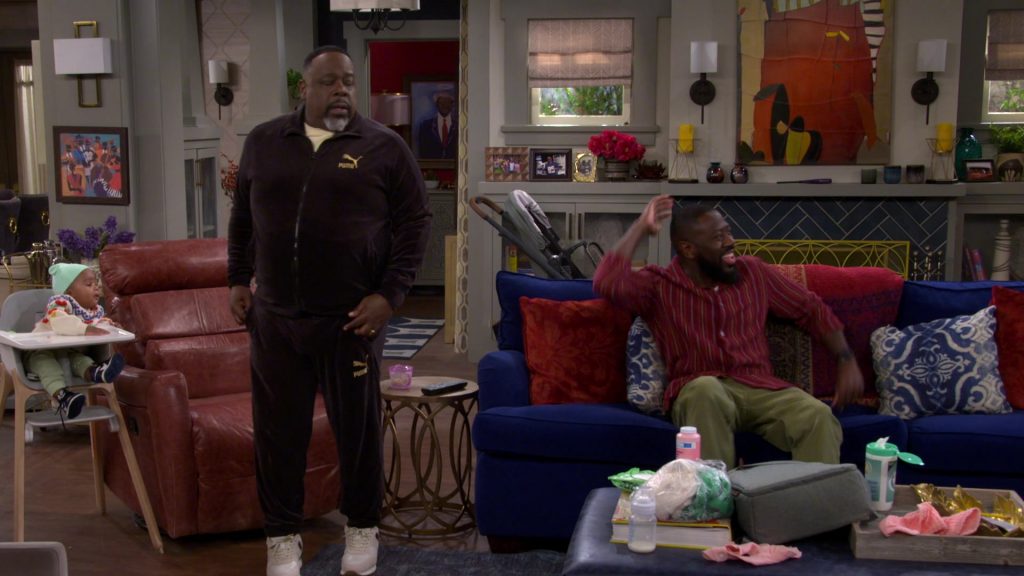Nike Shoes, Puma Tracksuit in The Neighborhood S07E14 “Welcome to the Blowout” (2025) (Image 19)