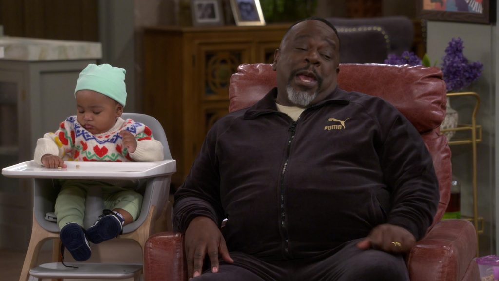 Nike Shoes, Puma Tracksuit in The Neighborhood S07E14 “Welcome to the Blowout” (2025) (Image 2)