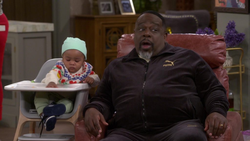 Nike Shoes, Puma Tracksuit in The Neighborhood S07E14 “Welcome to the Blowout” (2025) (Image 28)