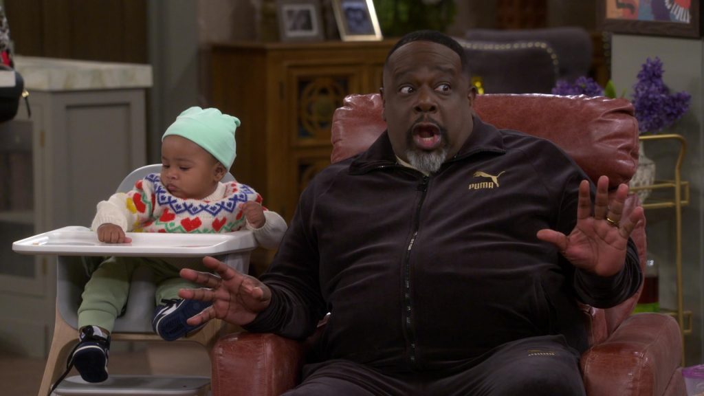 Nike Shoes, Puma Tracksuit in The Neighborhood S07E14 “Welcome to the Blowout” (2025) (Image 32)