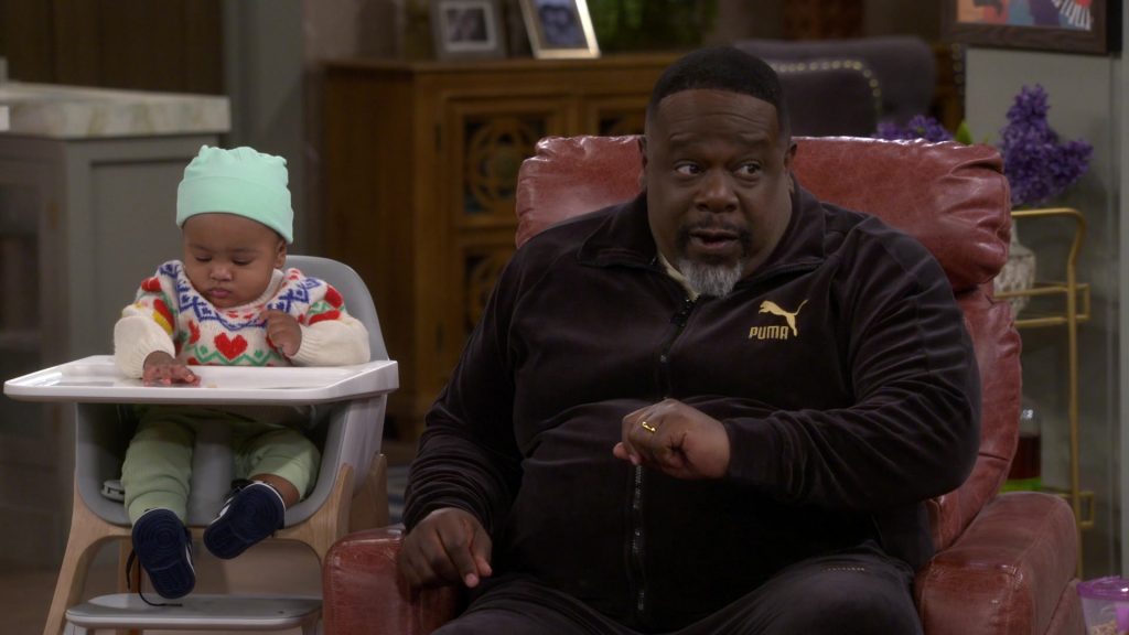 Nike Shoes, Puma Tracksuit in The Neighborhood S07E14 “Welcome to the Blowout” (2025) (Image 4)
