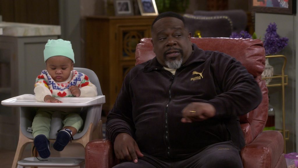 Nike Shoes, Puma Tracksuit in The Neighborhood S07E14 “Welcome to the Blowout” (2025) (Image 5)