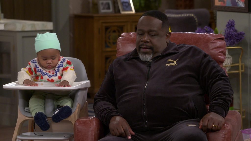 Nike Shoes, Puma Tracksuit in The Neighborhood S07E14 “Welcome to the Blowout” (2025) (Image 6)