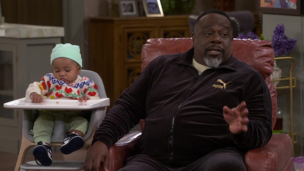Nike Shoes, Puma Tracksuit in The Neighborhood S07E14 “Welcome to the Blowout” (2025) (Image 8)