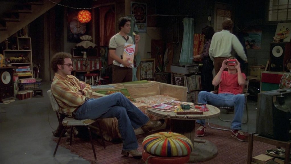 Nike Shoes (Red) of Ashton Kutcher as Michael in That '70s Show S06E02 “Join Together” (2003) (Image 1)