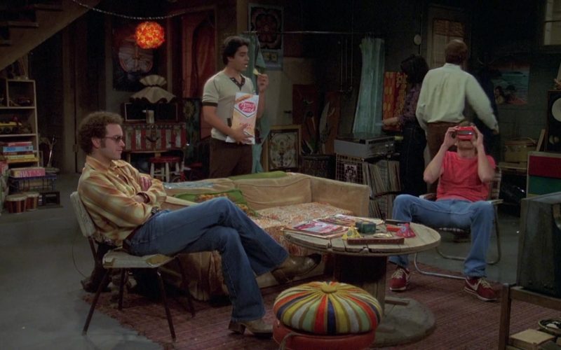 Nike Shoes (Red) of Ashton Kutcher as Michael in That '70s Show S06E02 “Join Together” (2003) (Image 1)