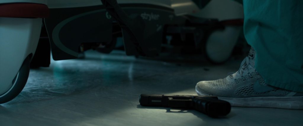 Nike Shoes (White) Worn by Bruce Willis in Death Wish (2018) (Image 1)