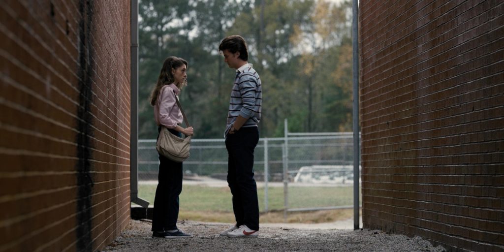 Nike Shoes With Red Logo Worn by Joe Keery (Steve Harrington) in Stranger Things - The Body (2016) (Image 9)