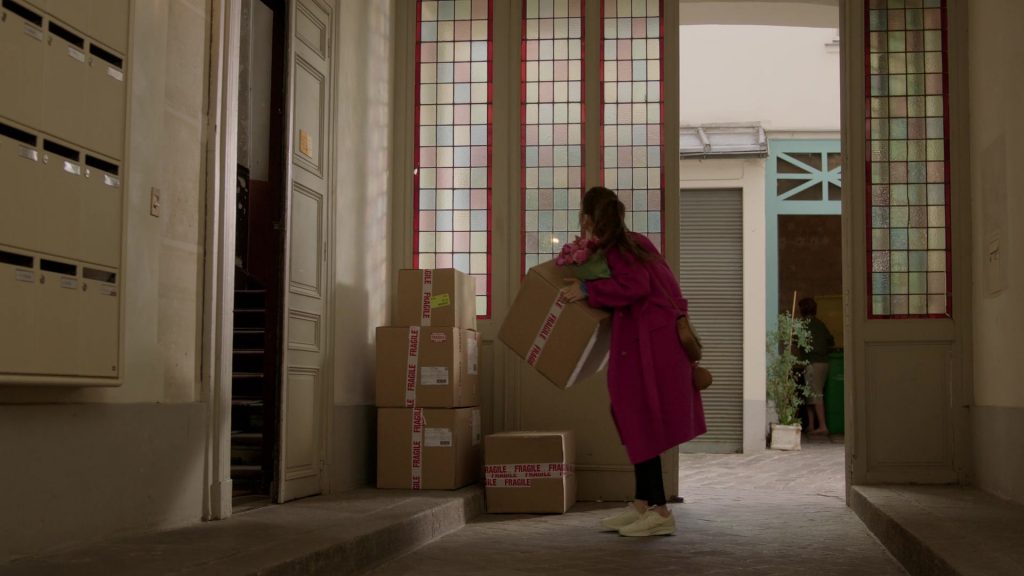 Nike Shoes Worn by Lily Collins in Emily in Paris S01E04 “A Kiss Is Just A Kiss” (2020) (Image 1)