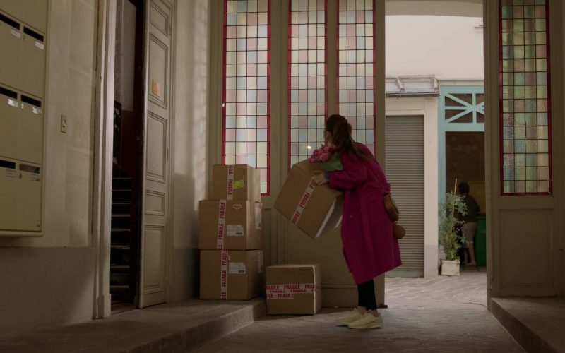 Nike Shoes Worn by Lily Collins in Emily in Paris S01E04 “A Kiss Is Just A Kiss” (2020) (Image 1)