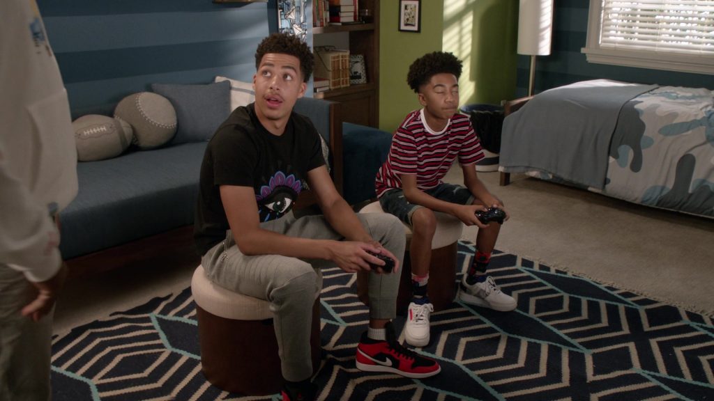 Nike Shoes Worn by Marcus Scribner as Andre Johnson Junior in Black-ish Season 6, Episode 3 “Feminisn't” (2019) (Image 1)