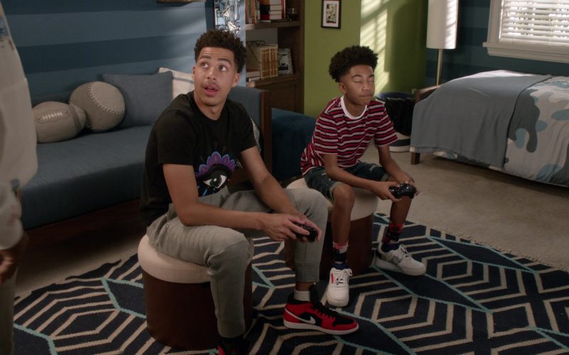 Nike Shoes Worn by Marcus Scribner as Andre Johnson Junior in Black-ish Season 6, Episode 3 “Feminisn't” (2019) (Image 1)