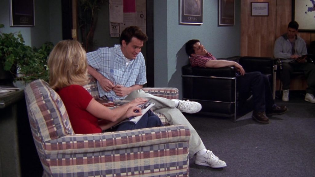 Nike Shoes Worn by Matthew Perry (Chandler Bing) in Friends Season 4 Episode 21 “The One With the Invitation” (1998) (Image 2)