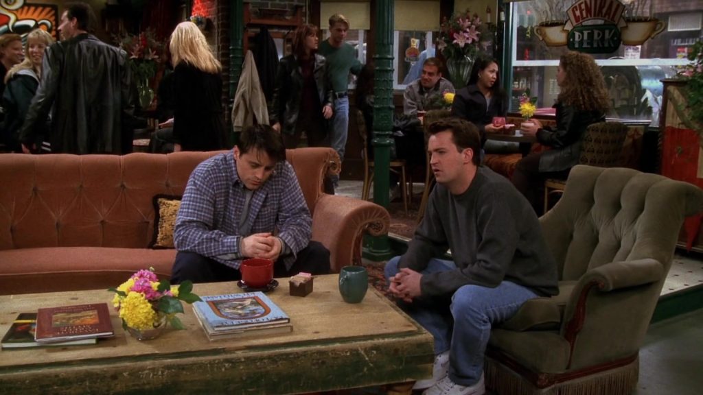 Nike Shoes Worn by Matthew Perry (Chandler Bing) in Friends Season 4 Episode 22 “The One With the Worst Best Man Ever” (1998) (Image 1)