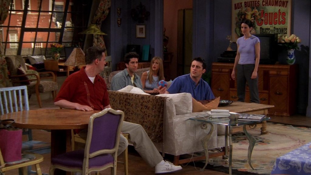Nike Shoes Worn by Matthew Perry (Chandler Bing) in Friends Season 5 Episode 21 “The One With the Ball” (1999) (Image 1)