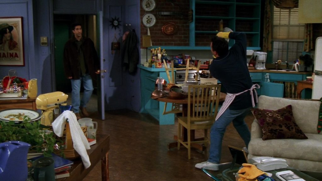 Nike Shoes Worn by Matthew Perry (Chandler Bing) in Friends Season 6 Episode 7 “The One Where Phoebe Runs” (1999) (Image 1)