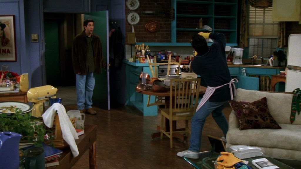 Nike Shoes Worn by Matthew Perry (Chandler Bing) in Friends Season 6 Episode 7 “The One Where Phoebe Runs” (1999) (Image 2)