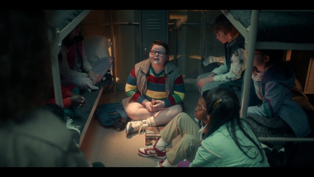 Nike Shoes and Converse, JanSport Backpack in Stranger Things S05E04 “Chapter Four – Sorcerer” (2025) (Image 2)